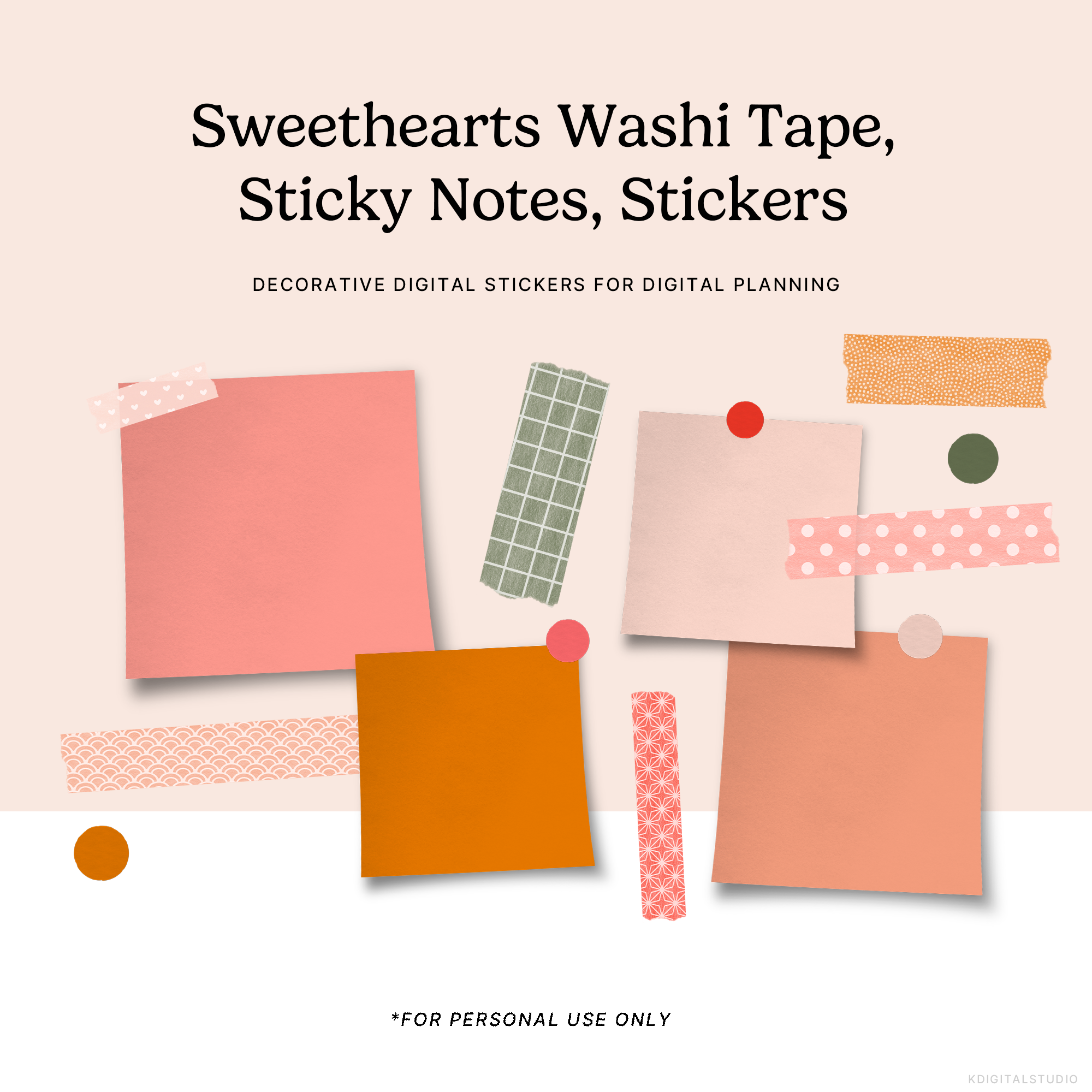 Sweethearts Washi Tape & Stickers