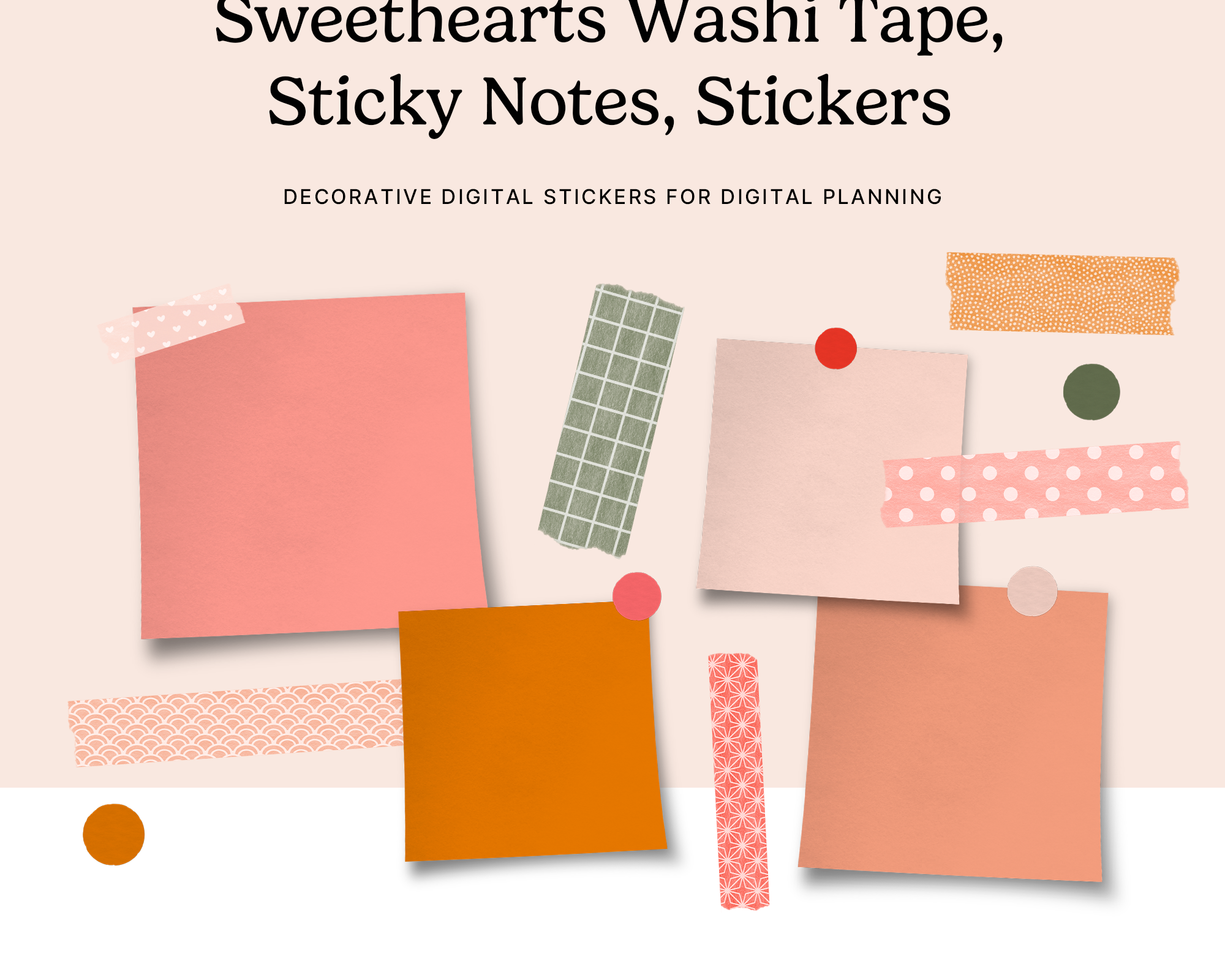 Sweethearts Washi Tape & Stickers