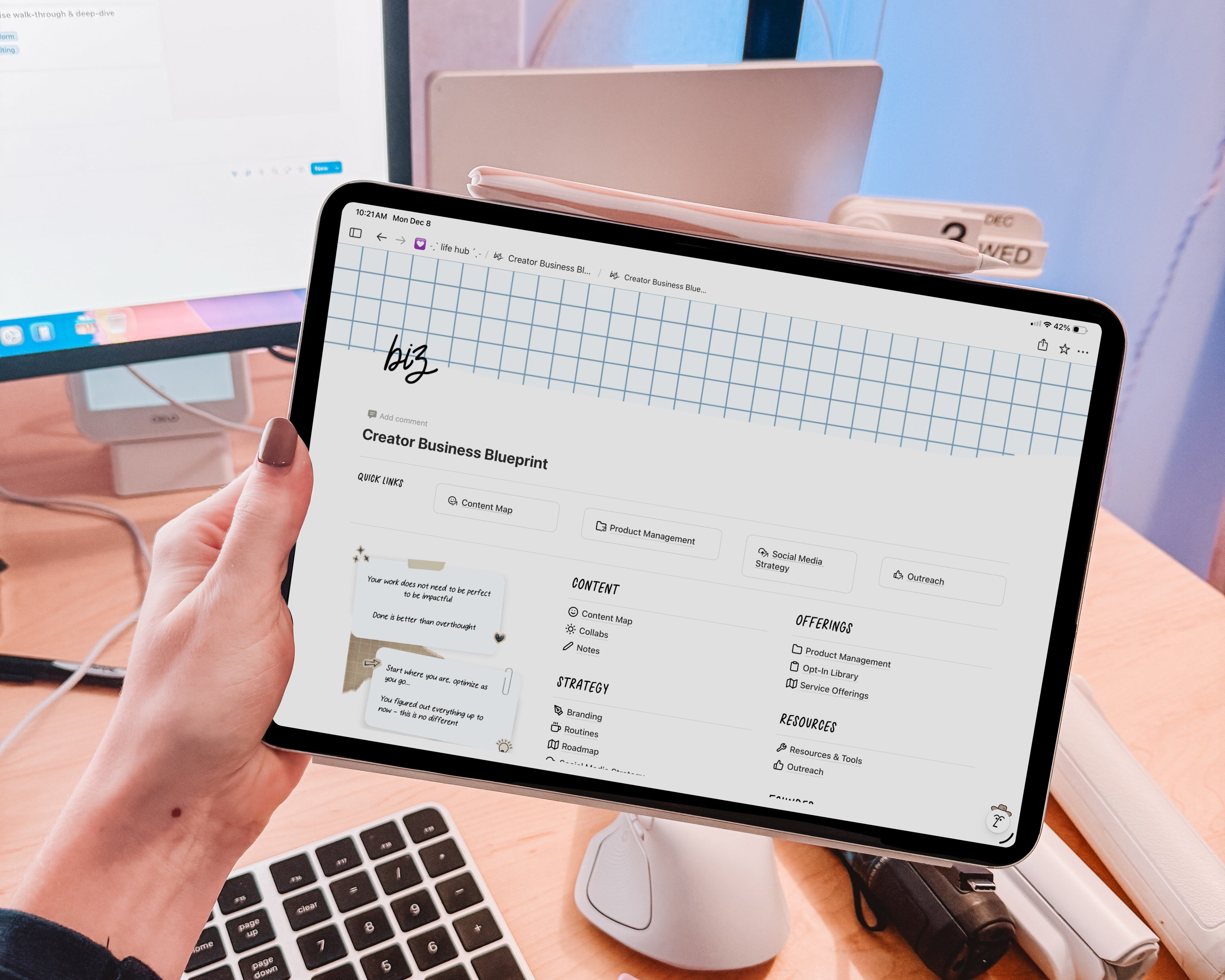 THE ULTIMATE NOTION TOUR: Organize Your Entire Creator Business with One System
