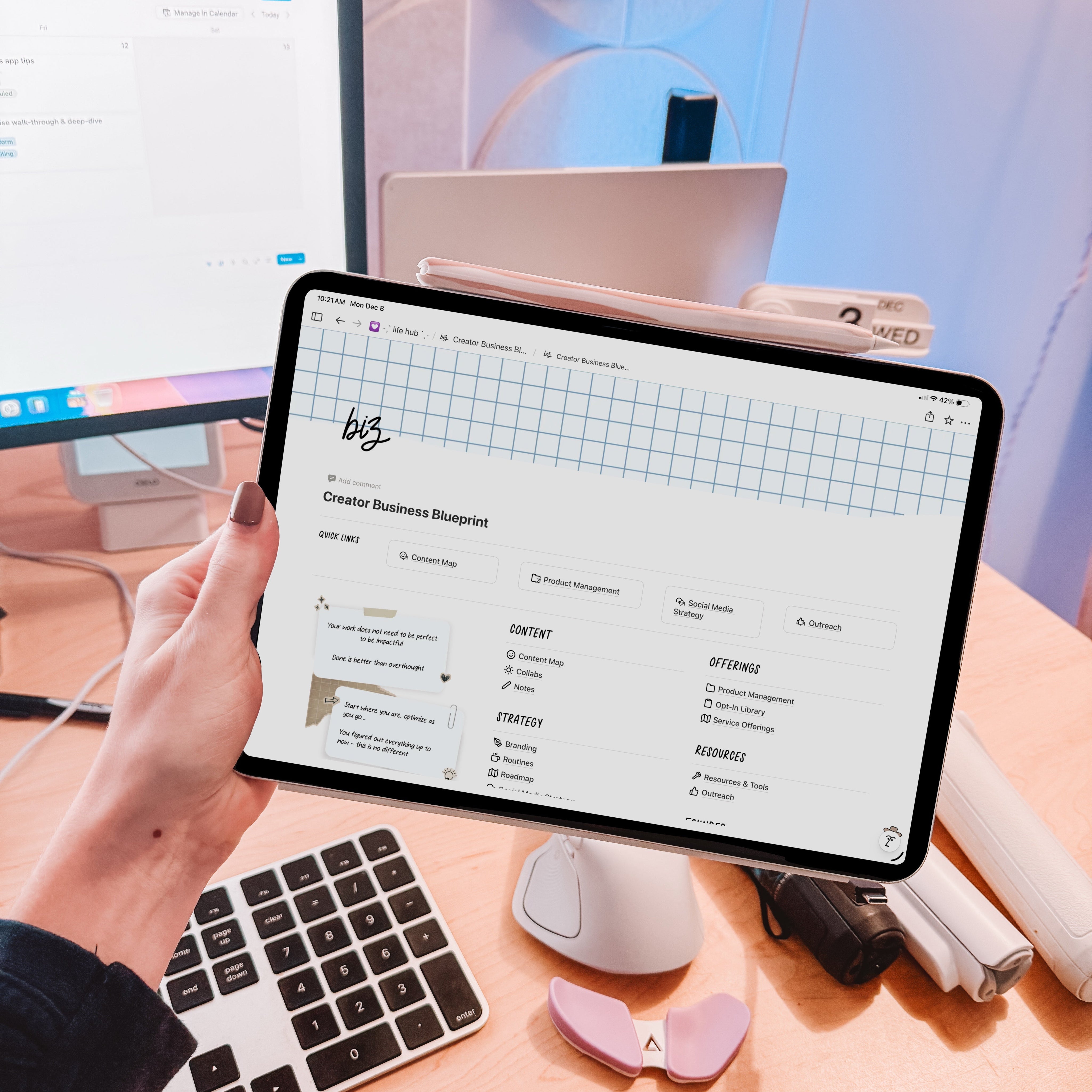 THE ULTIMATE NOTION TOUR: Organize Your Entire Creator Business with One System