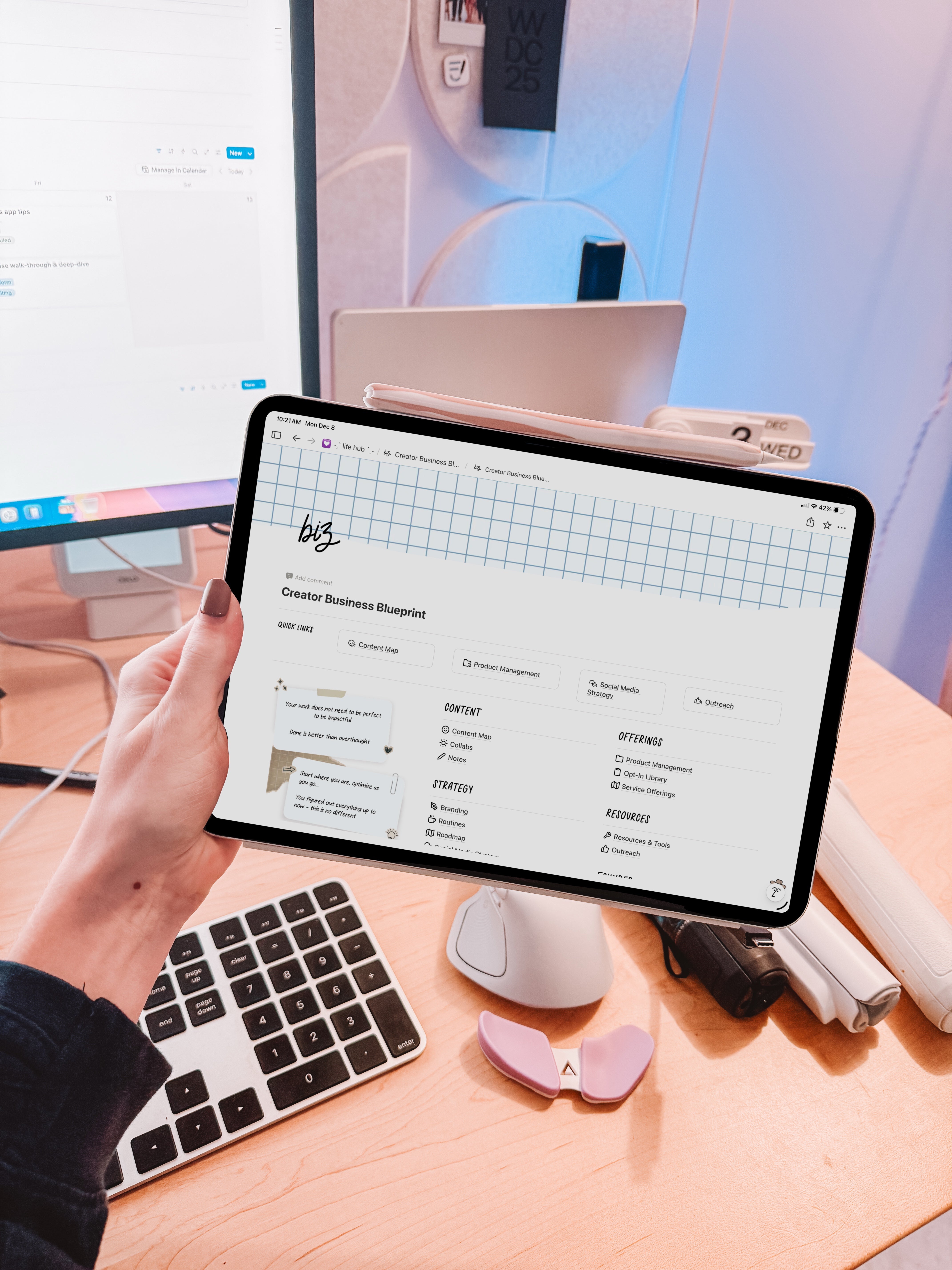 THE ULTIMATE NOTION TOUR: Organize Your Entire Creator Business with One System