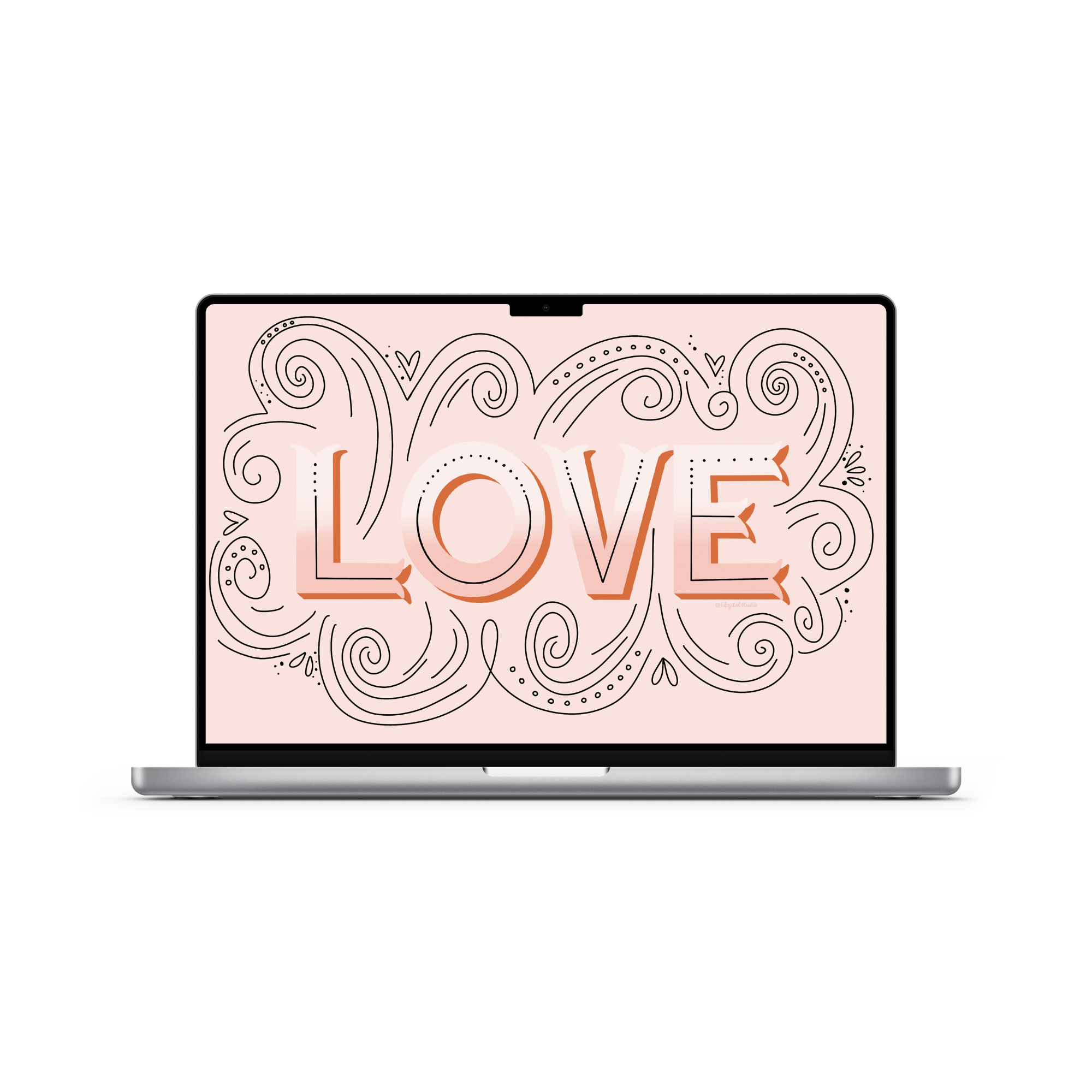 Love Lettering Wallpaper