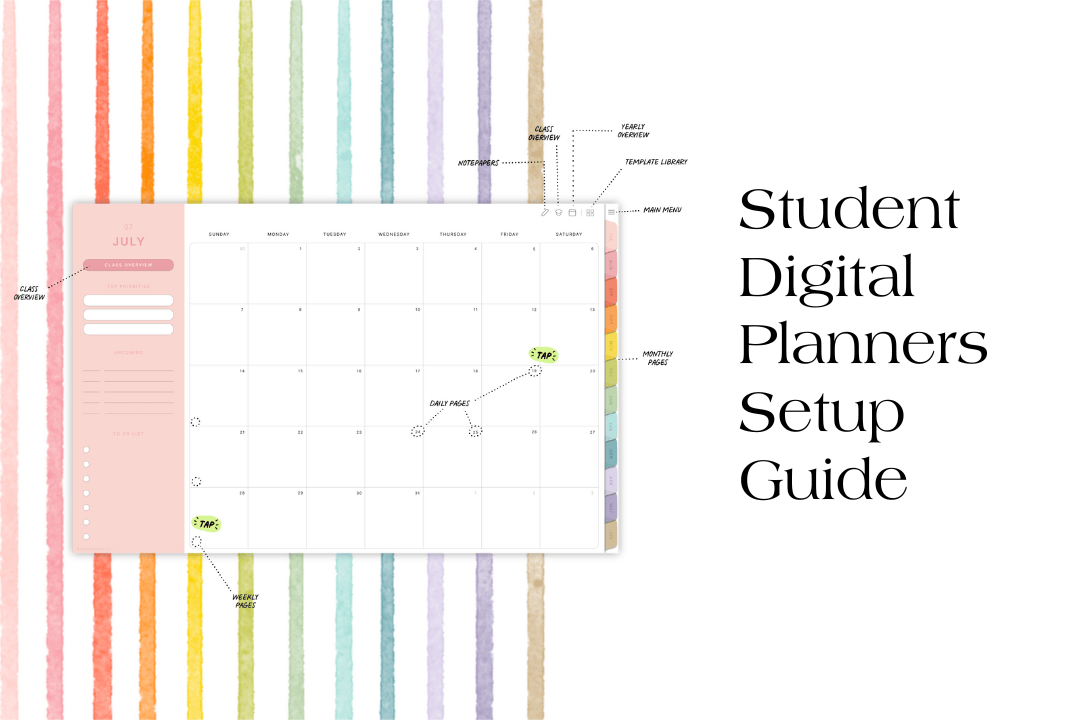 Setup Guide for Student Digital Planners 2024-2025