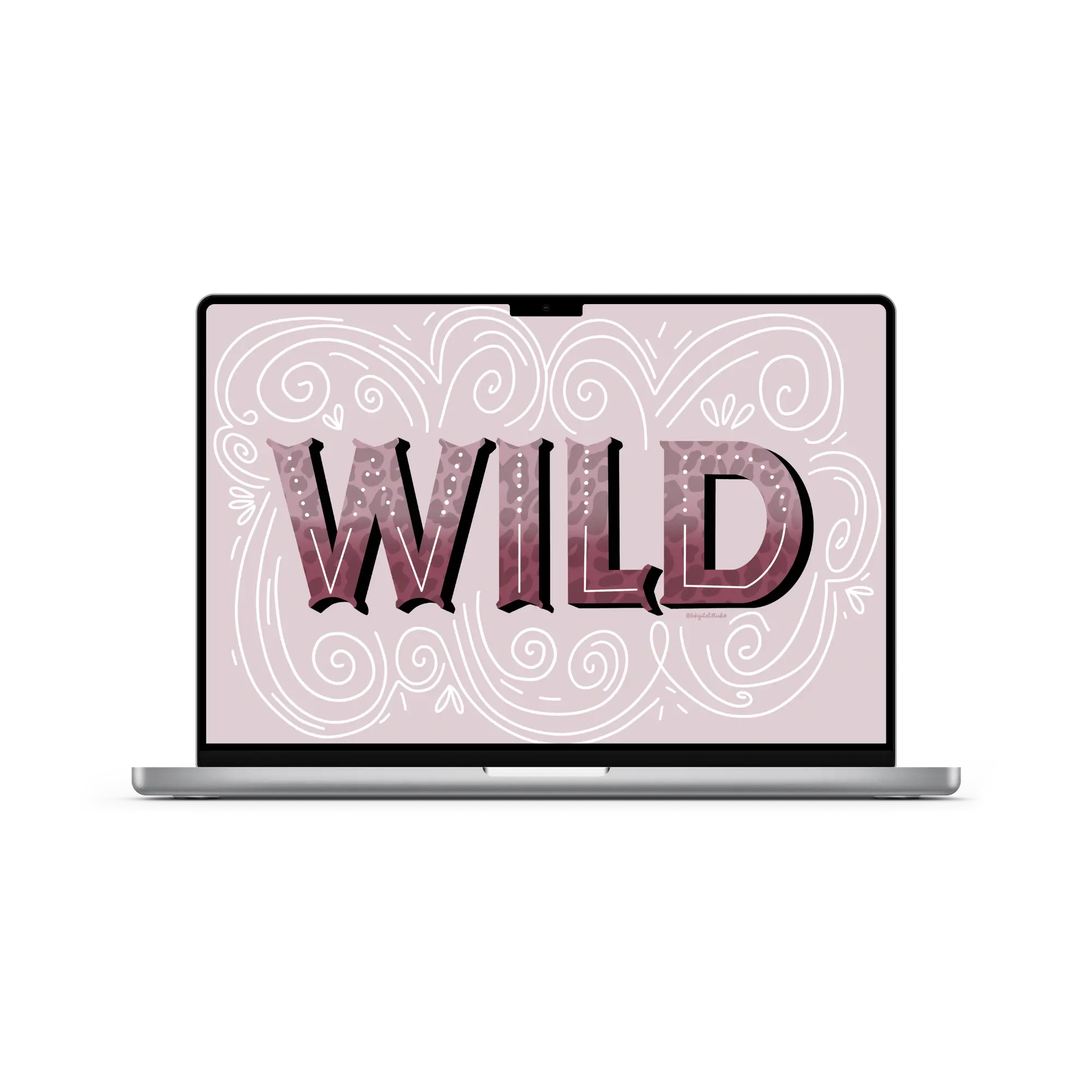 Wild Lettering Wallpaper KDigitalStudio