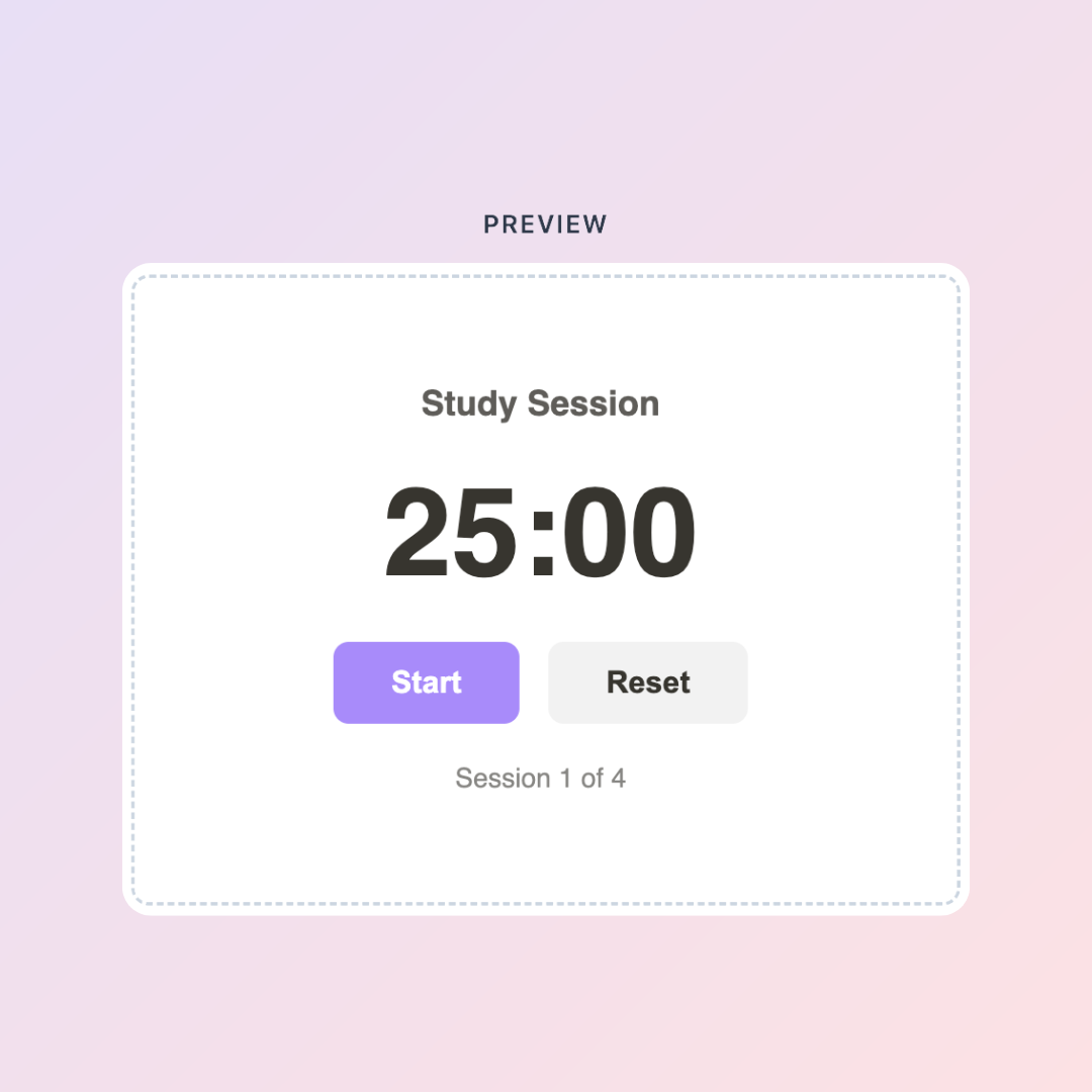 How to Add a Free Pomodoro Timer to Notion (And Actually Stay Focused) KDigitalStudio