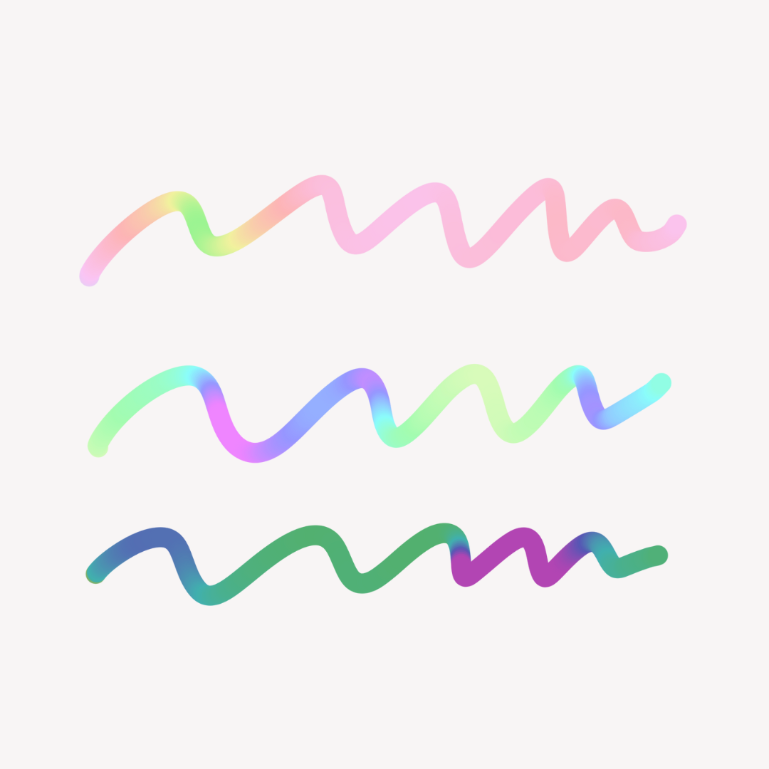 Rainbow Procreate Brush