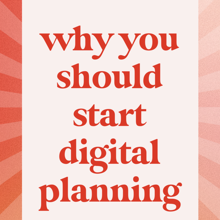 Why I switched to digital planning (and how YOU can too)