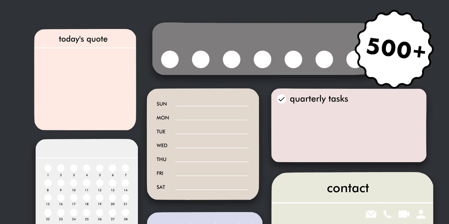 Widgets