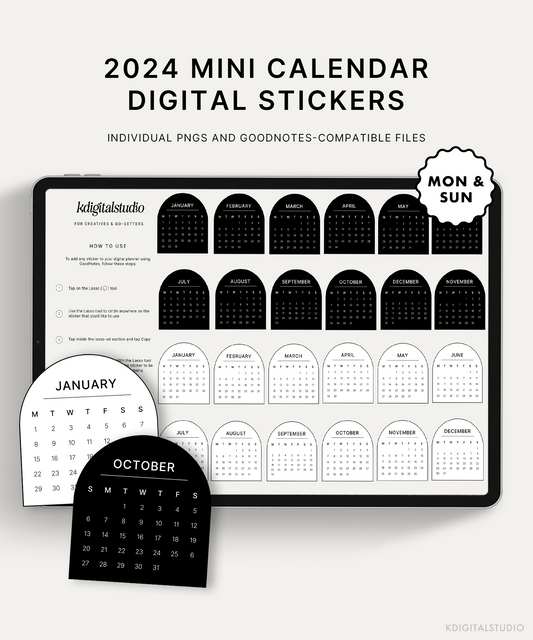 Mini Calendars 2024 (Arch)