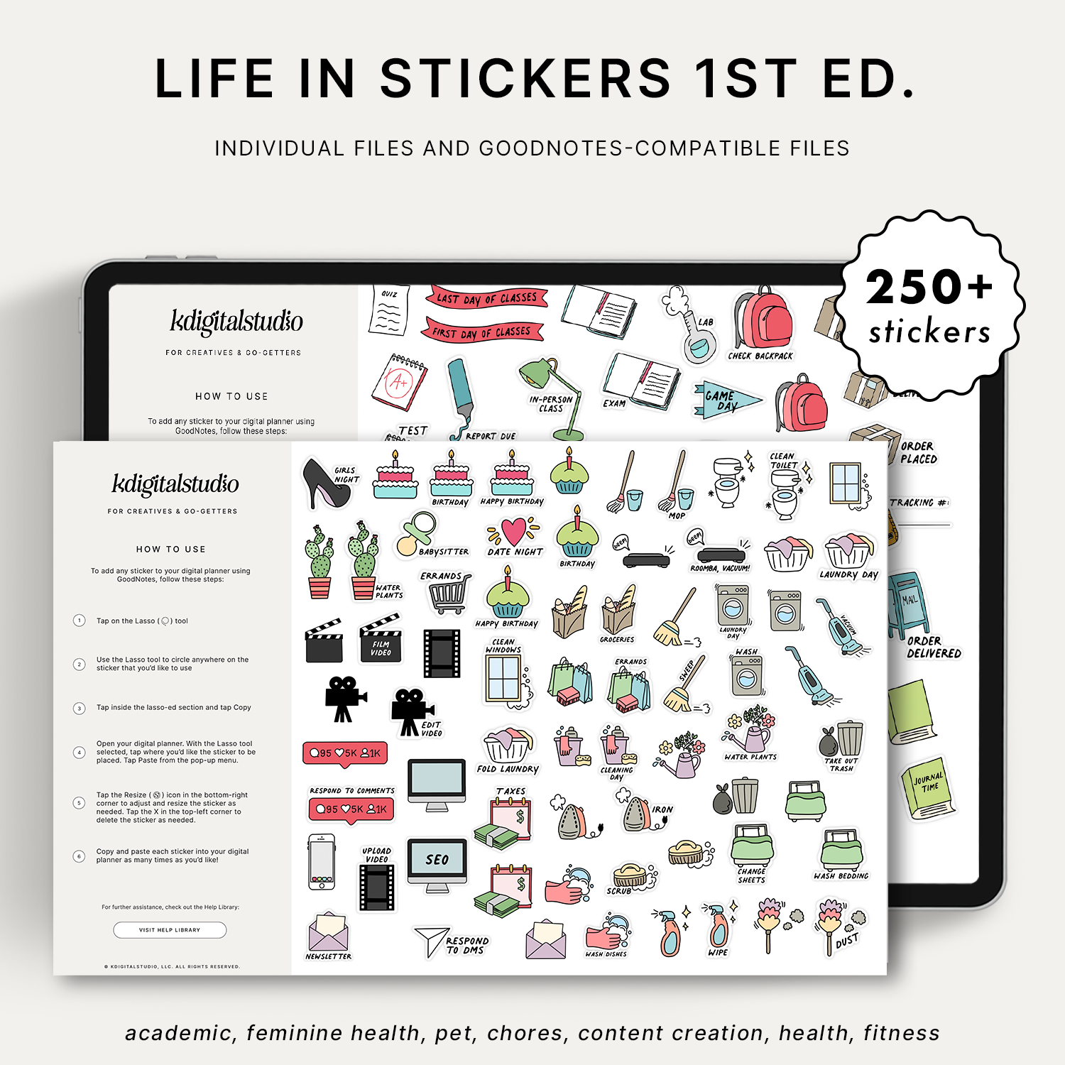 Life in Stickers for iPad