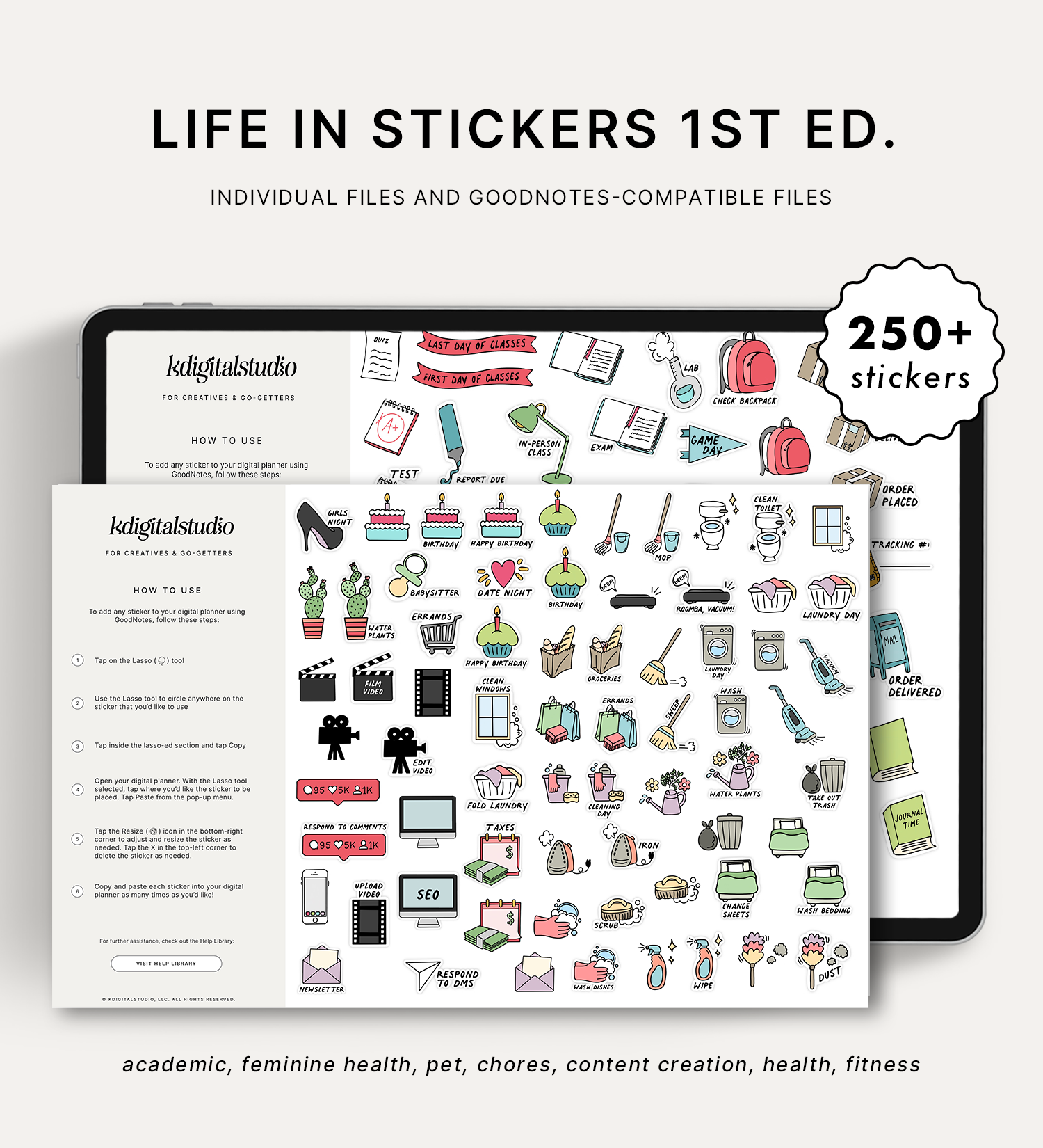 Life in Stickers for iPad