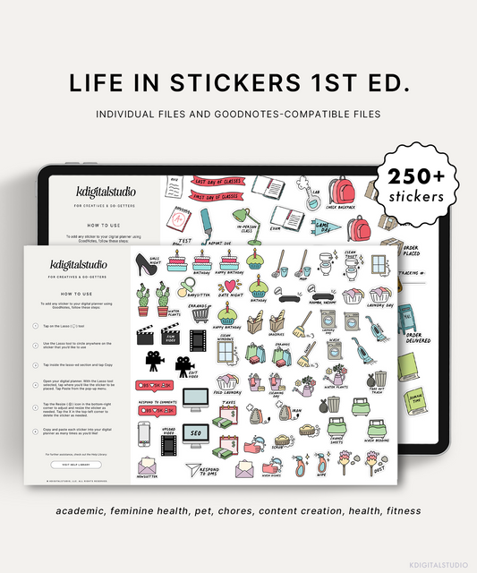 Life in Stickers for iPad