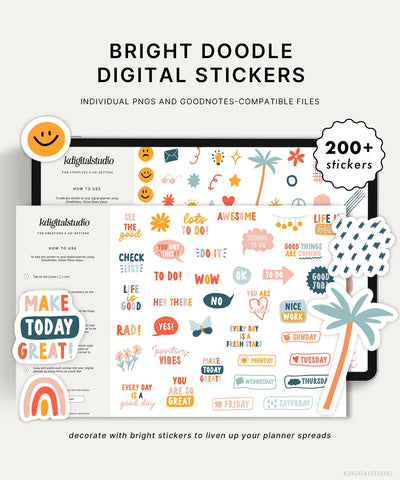 Doodle Digital Stickers KDigitalStudio