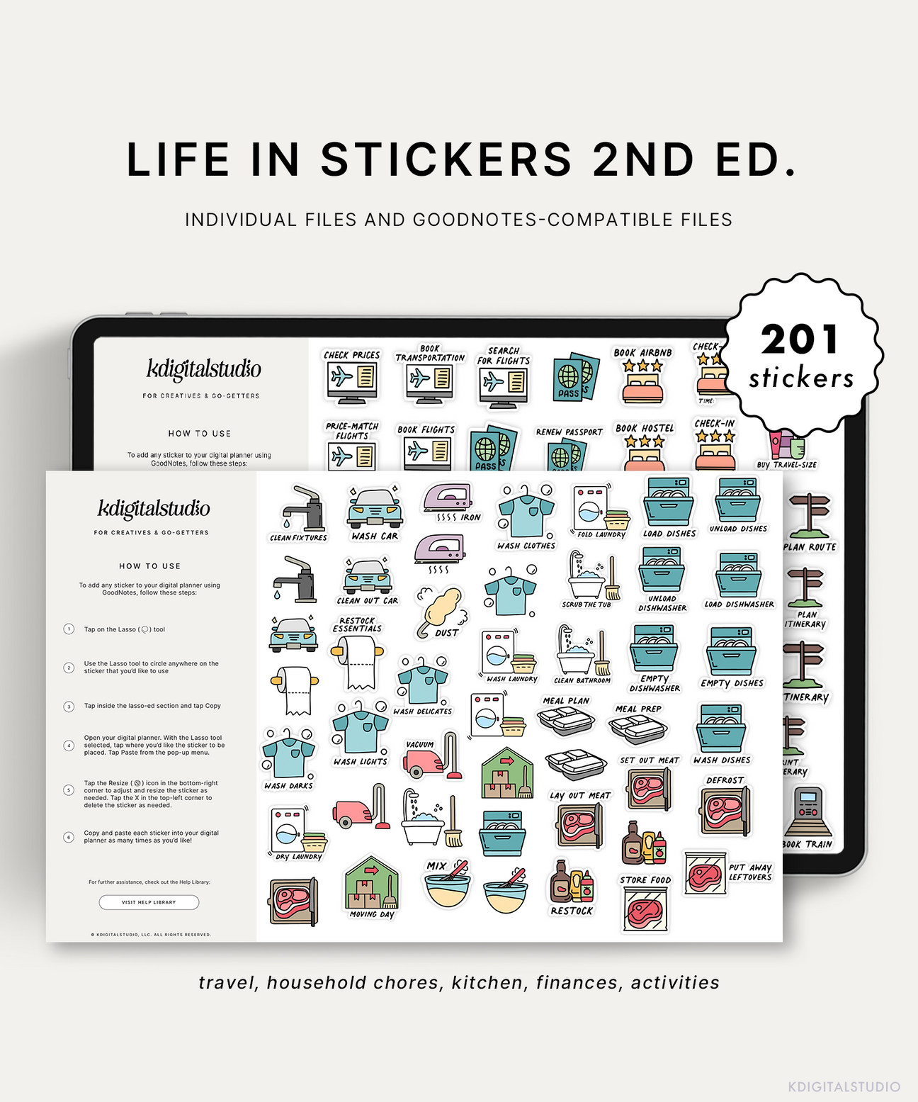 Life in Stickers 2nd edition – KDigitalStudio