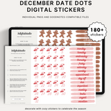 December Date Dots