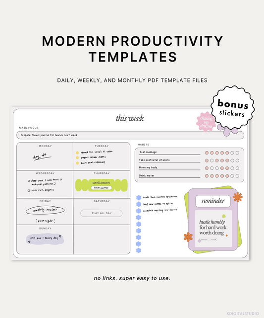 Modern Productivity Templates