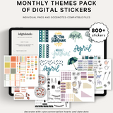 Monthly Themes Sticker Pack