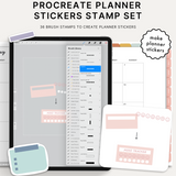 Procreate Planner Stamp Set