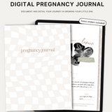 Document and detail your journey in growing your little one with the digital pregnancy journal