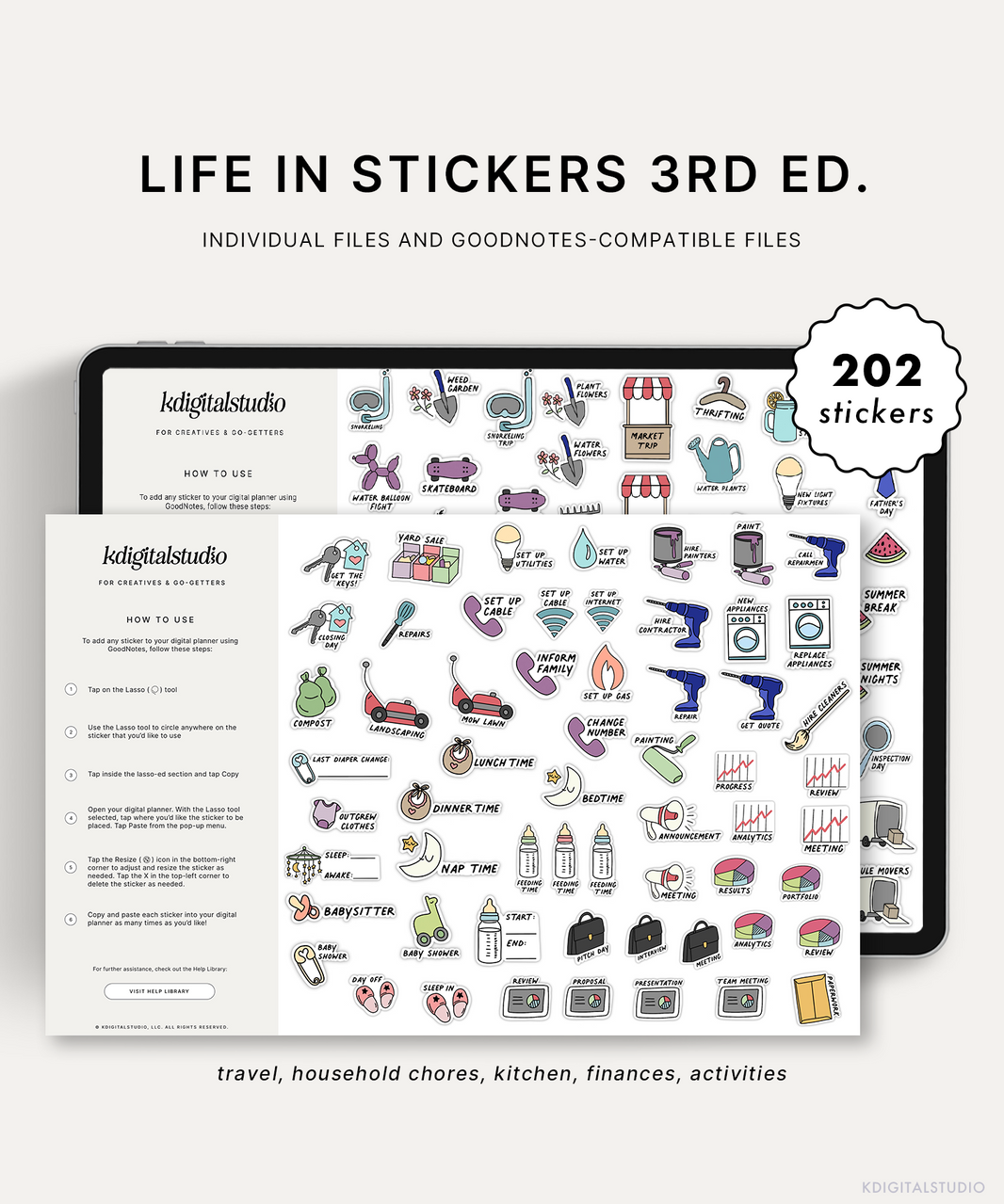 Life in Stickers 2nd edition – KDigitalStudio