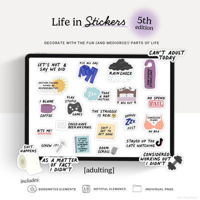 Life in Stickers 5th Edition KDigitalStudio