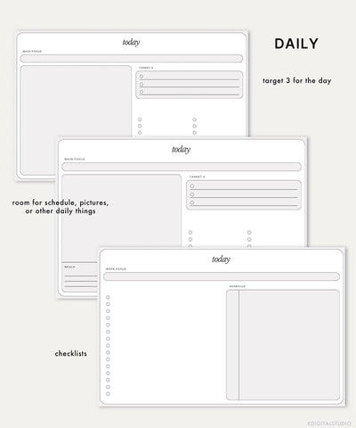 Modern Productivity Templates KDigitalStudio