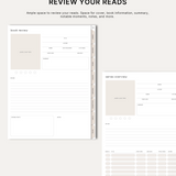 Digital Neutral Reading Journal