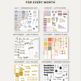 Monthly Themes Sticker Pack