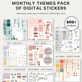 Monthly Themes Sticker Pack