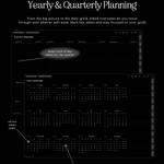 yearly and quarterly planning in 2025 digital planner