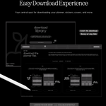 easy download experience for 2025 cyberry digital planner