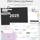 2025 cyberry lite digital planner