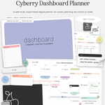 cyberry dashboard planner in light mode