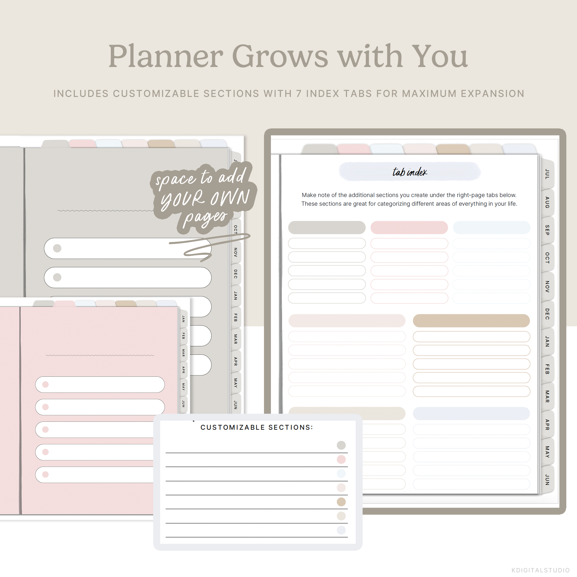 2025-26 Mid-Year Everything Planner in Dreamscape