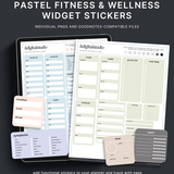 Pastel Fitness & Wellness Widgets