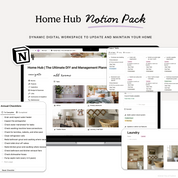 Home Hub Notion Pack
