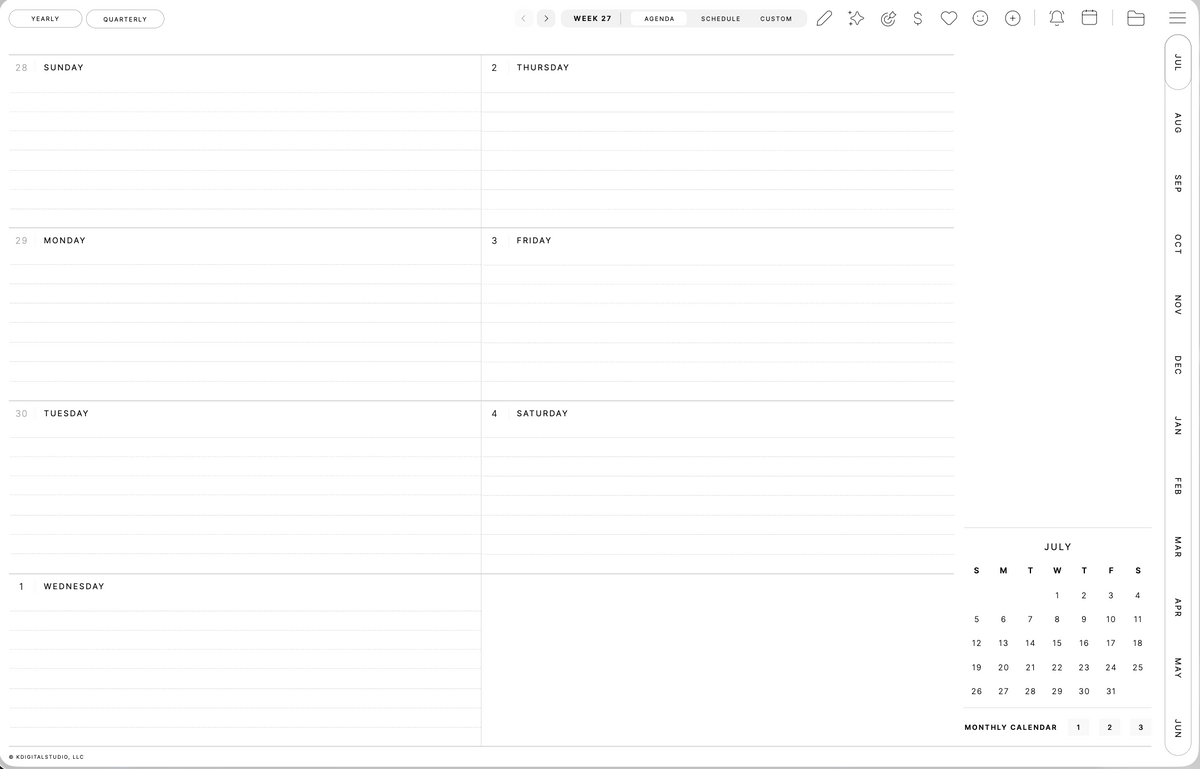 Classic layout preview