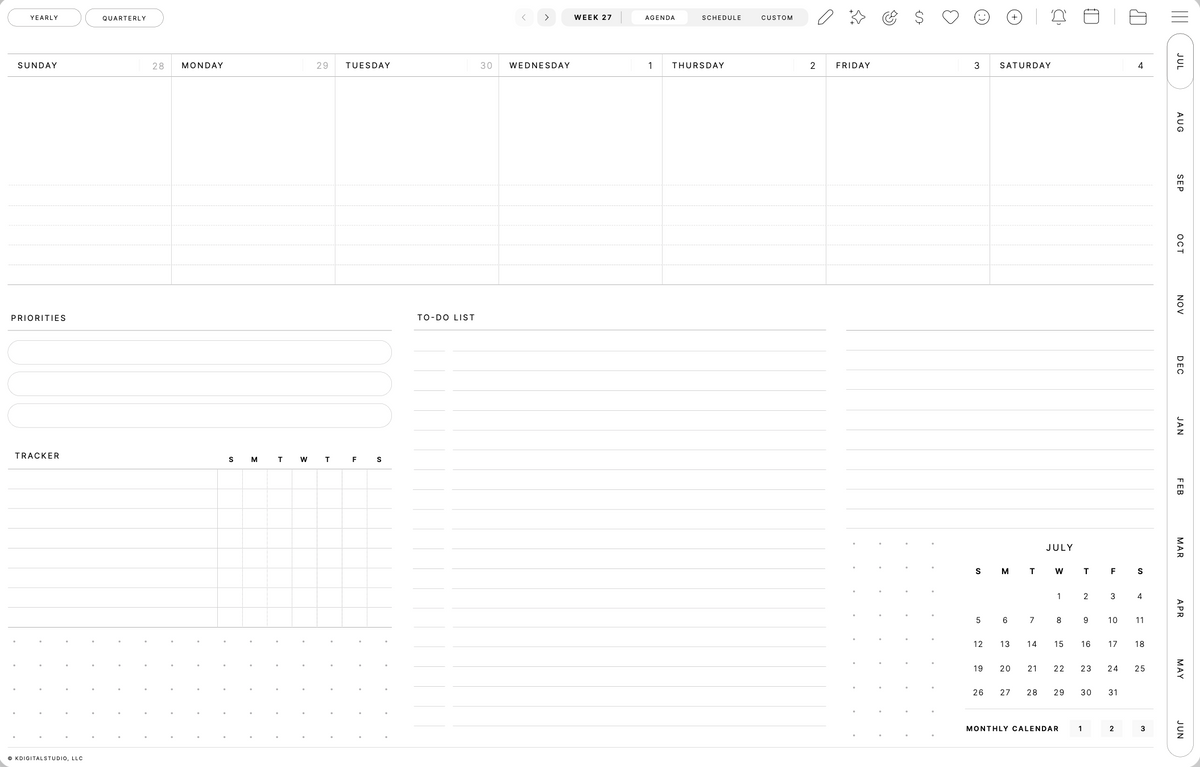 Dashboard layout preview