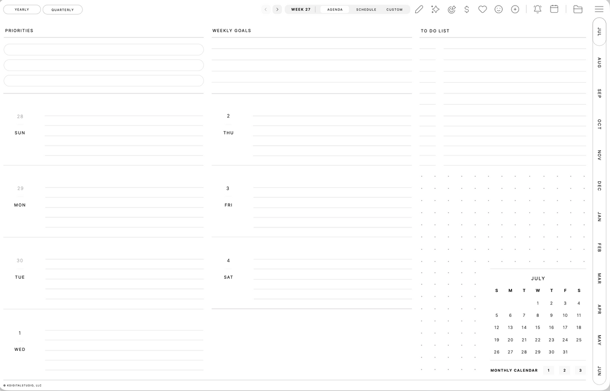Tasks layout preview