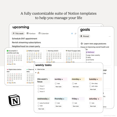 Life Ledger Notion System KDigitalStudio
