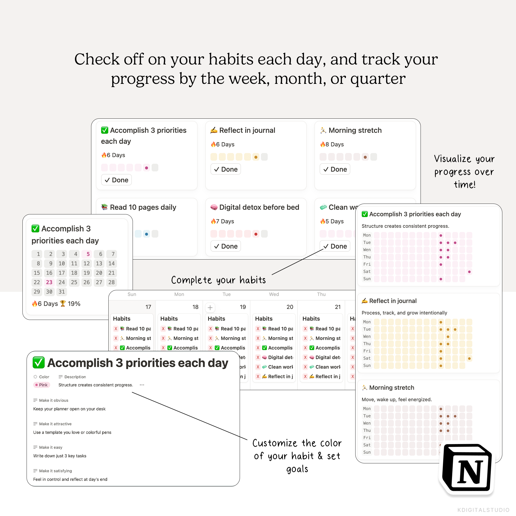 Life Ledger Notion Pack