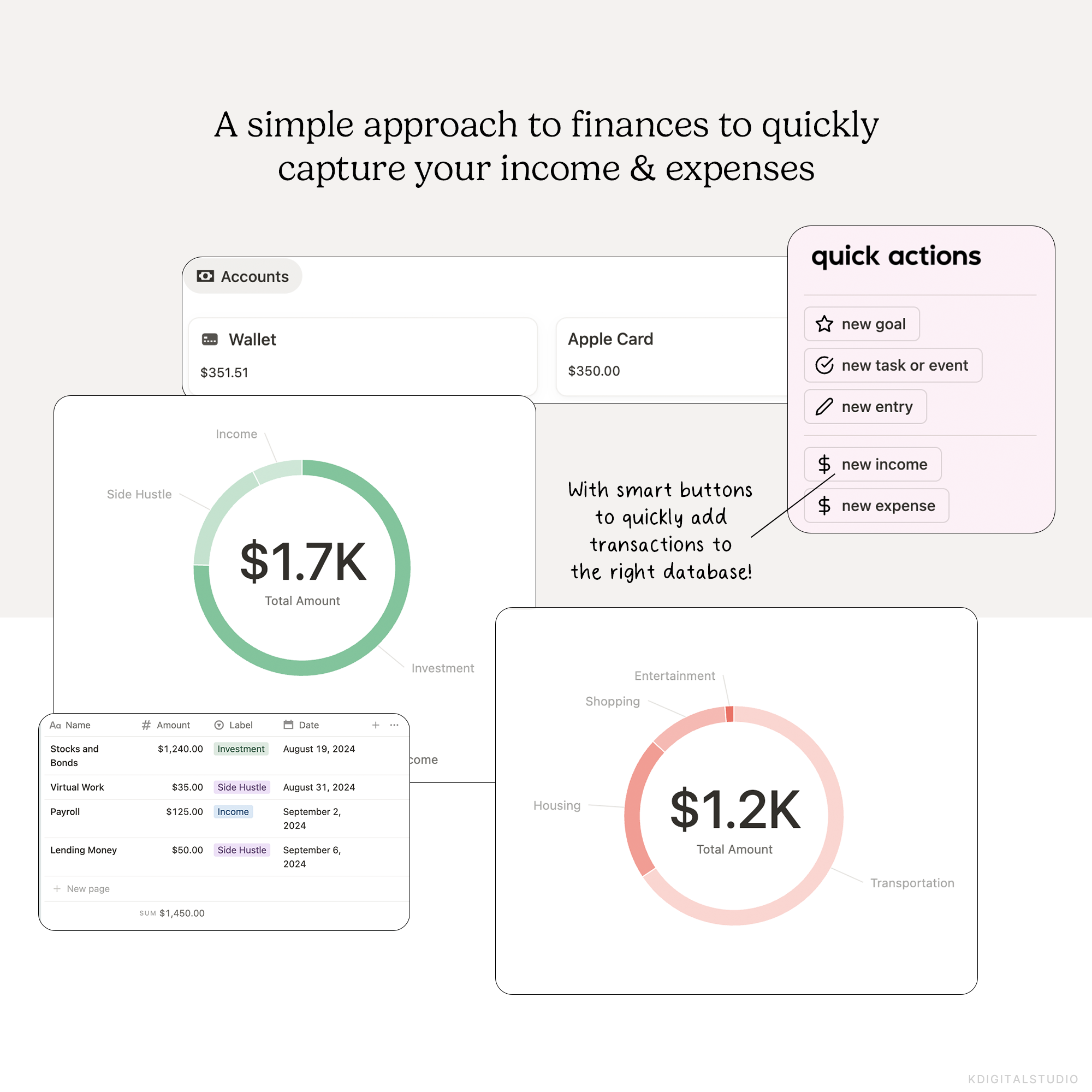 Life Ledger Notion Pack