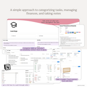 2026 Notion Life Planner & Log Notion System