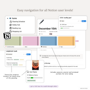2026 Notion Life Planner & Log Notion System