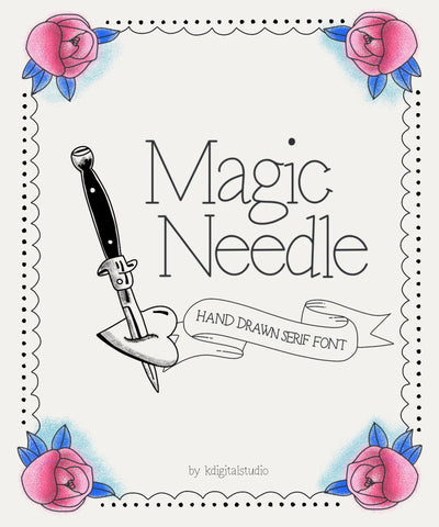Magic Needle Font KDigitalStudio