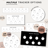 Neutral Mood Trackers Digital Stickers