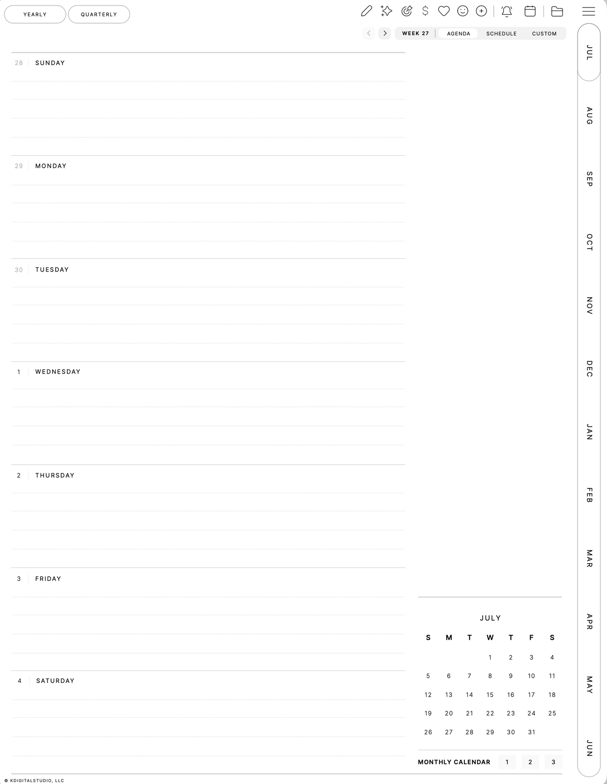 Classic layout preview