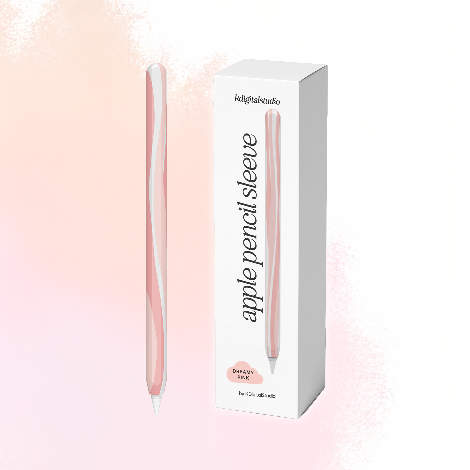 Apple Pencil Sleeve in Dreamy Pink