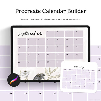 Procreate Calendar Builder KDigitalStudio
