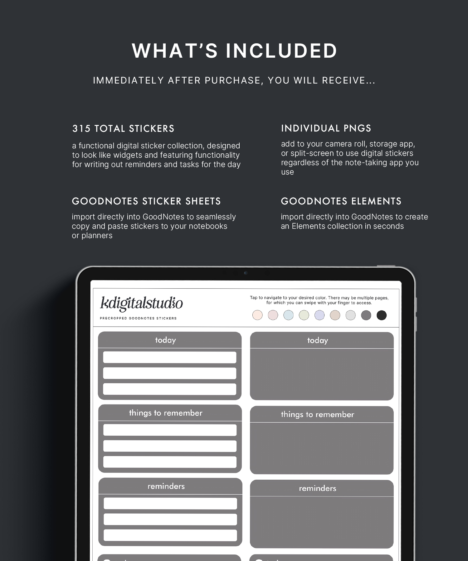Pastel Reminder Widgets